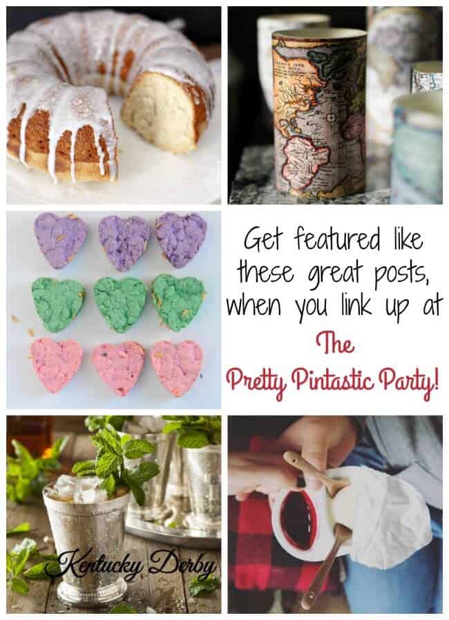 Join The Pretty Pintastic Party, where ever link gets pinned, and features are pinned by all!