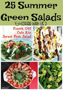 25 amazing salad recipes that will help you eat lighten and avoid the oven all summer long. Great for lunch, dinner, or a side dish.