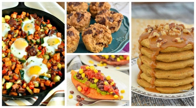 The Ultimate collection of Sweet Potato Breakfast Recipes! More than 35 recipes, including breads, waffles, pancakes, breakfast casseroles, and more!