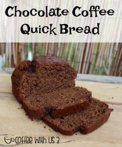 Chocolate & Coffee combine to make this easy & delicious mocha quick bread! 
