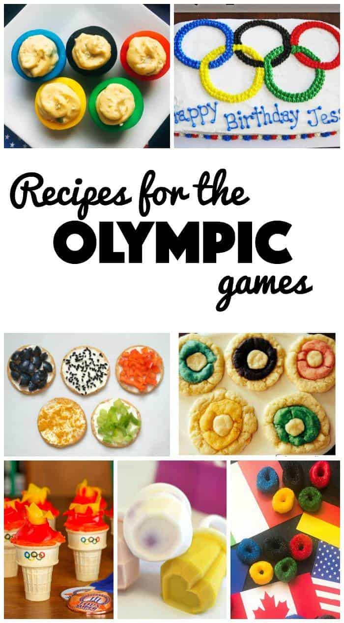 Enhance your Olympic games viewing by adding in some fun festive recipes for the Olympics! From cakes to salads to breakfast to drinks, and so much more!