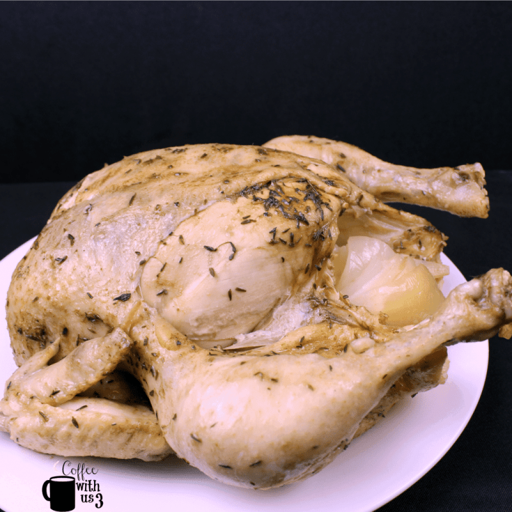 Instant Pot Balsamic Thyme Whole Chicken 