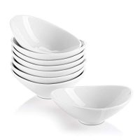 Lifver 8-Pack Bowl Sets/Ramekins, Lovely porcelain Dip Bowls, White