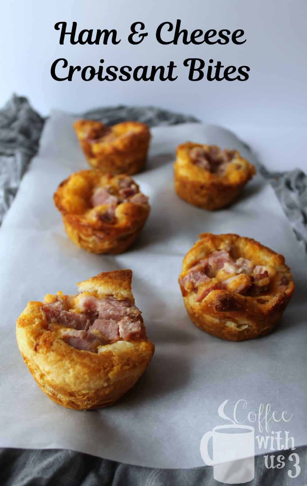 Quick and easy Ham and Cheese Croissant Bites are perfect for entertaining or on-the-go snacks.