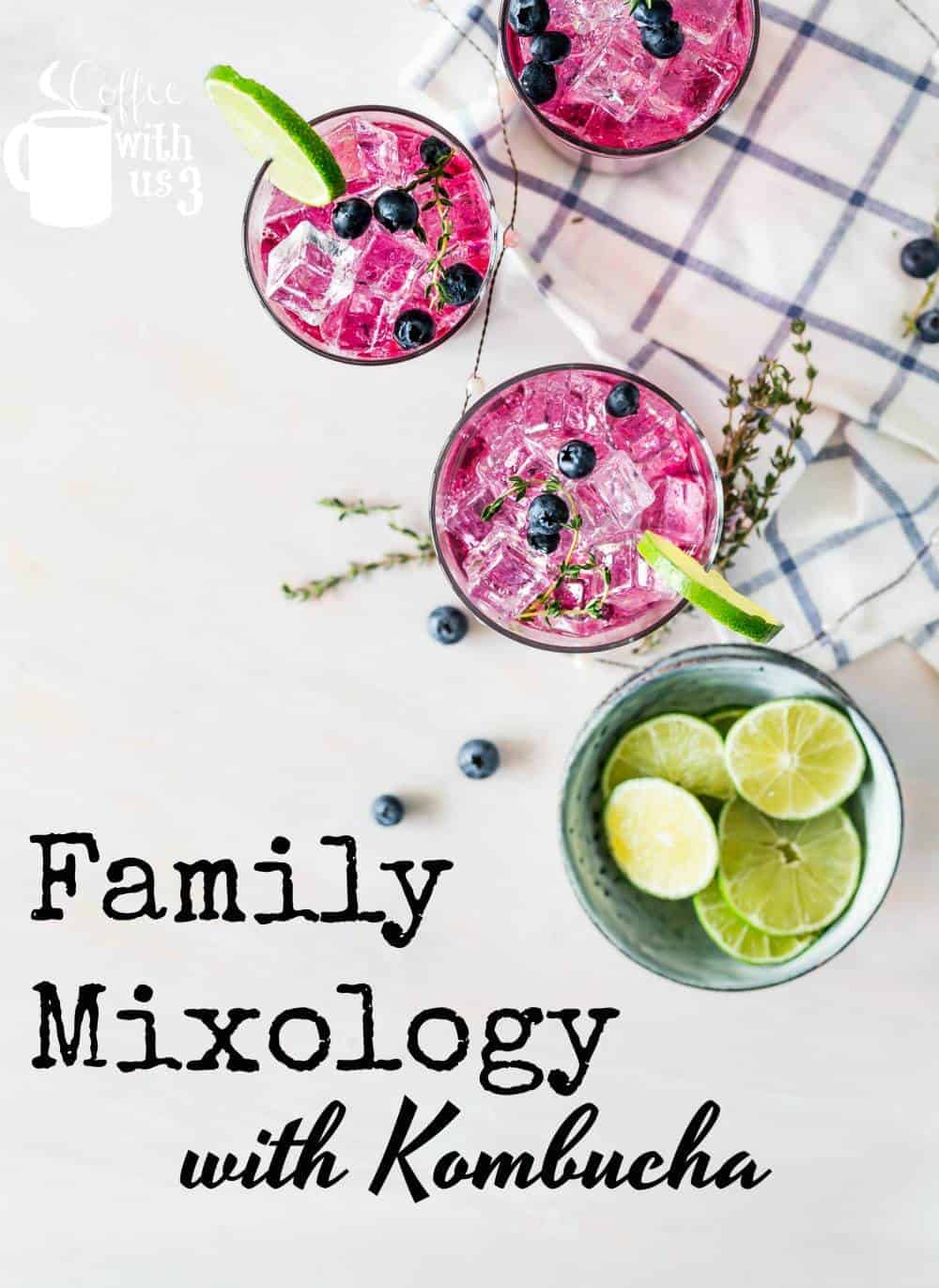 Family Mixology with Kombucha can be a fun way to connect with each other!