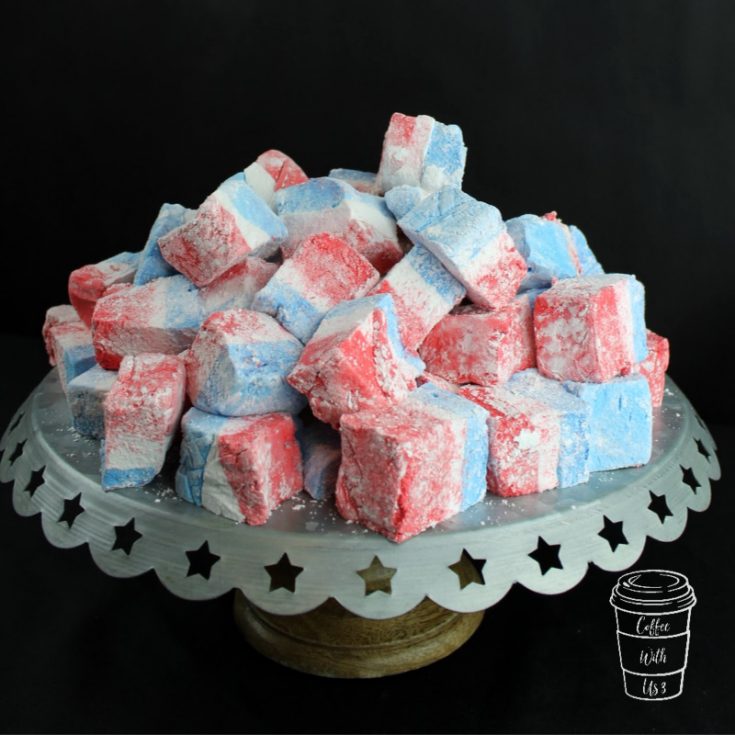 Red White and Blue Marshmallow