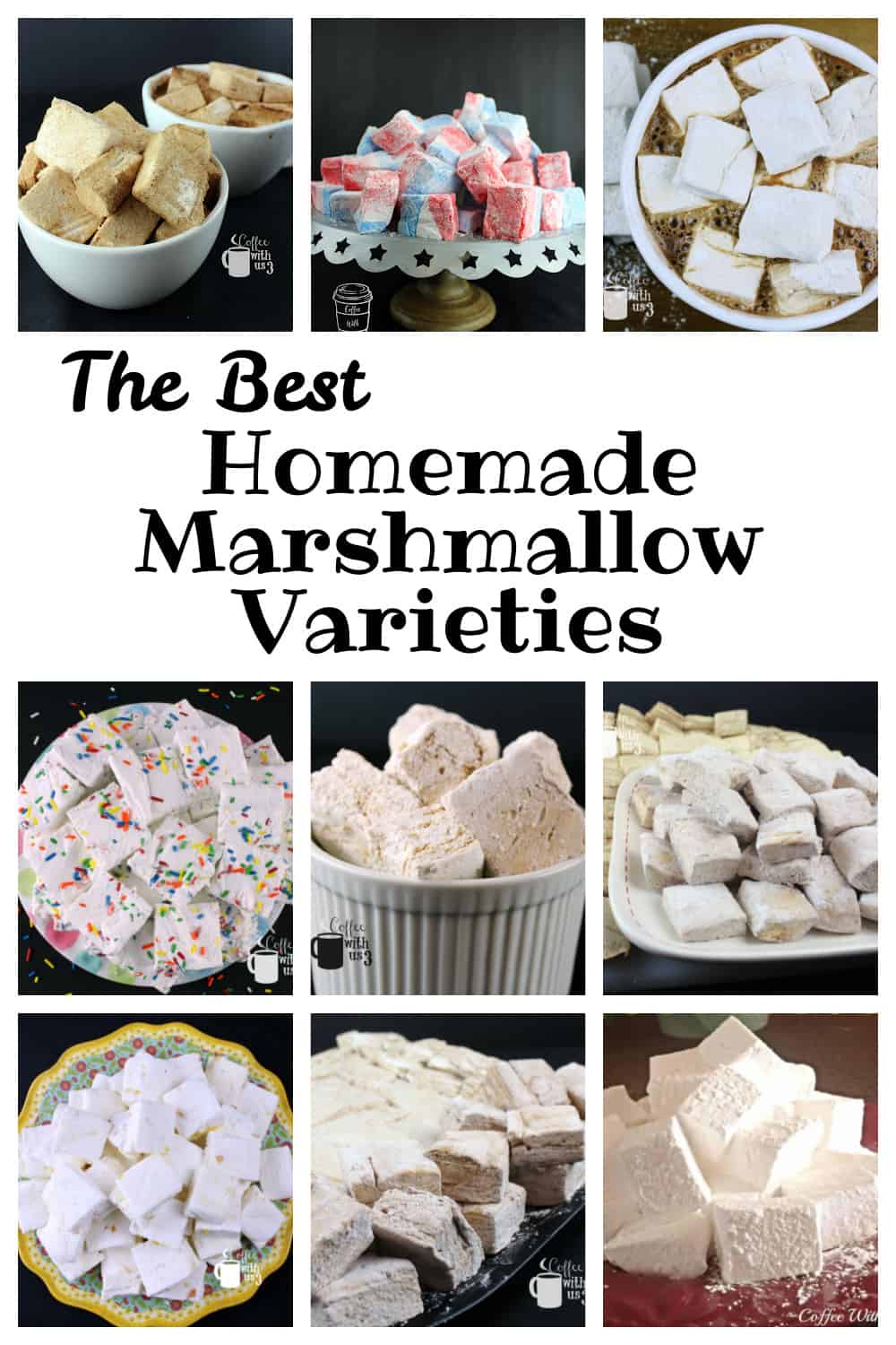 Homemade Marshmallow Varieties Coffee