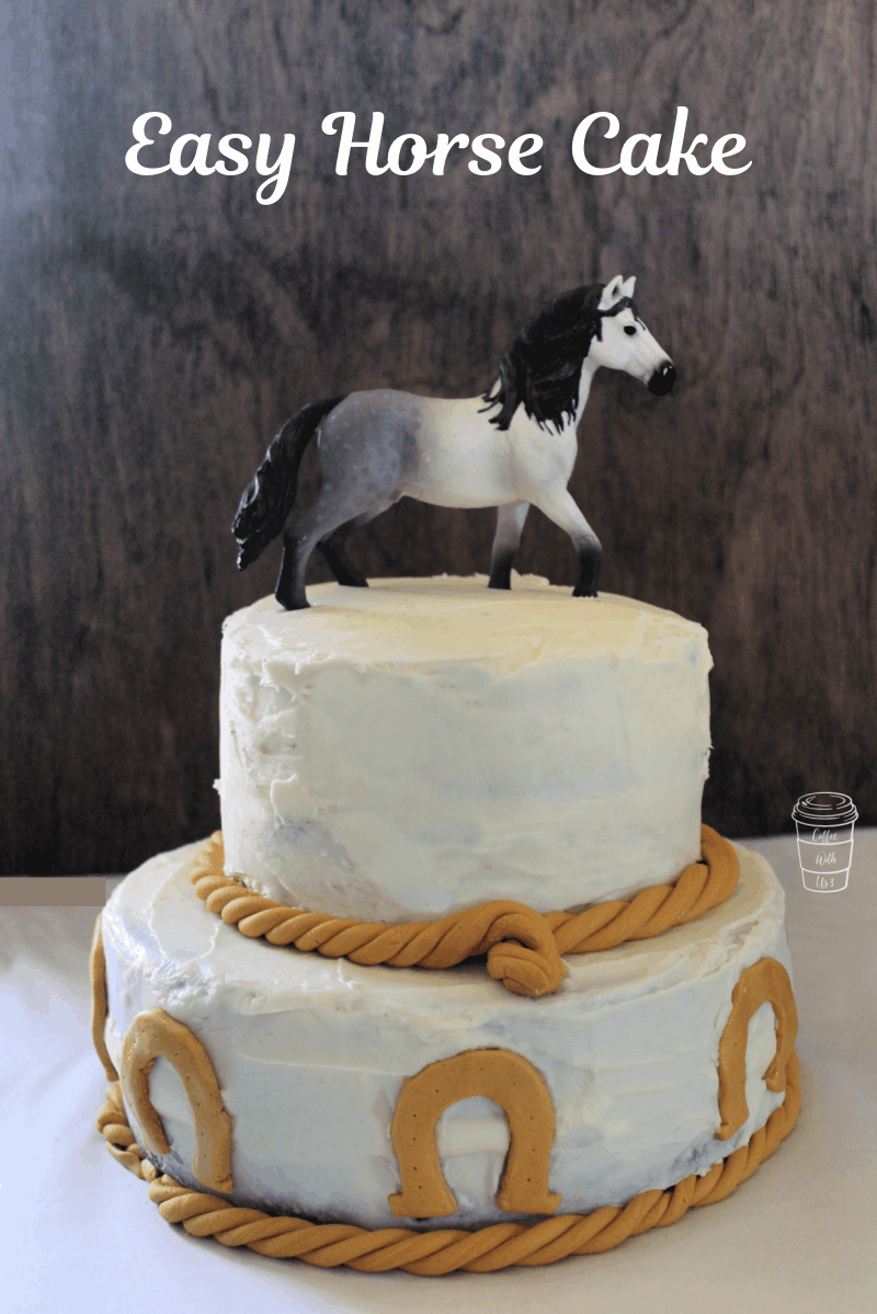 The Prettiest Little Horse Cake (and Cookies, too!) - Kisses + Caffeine