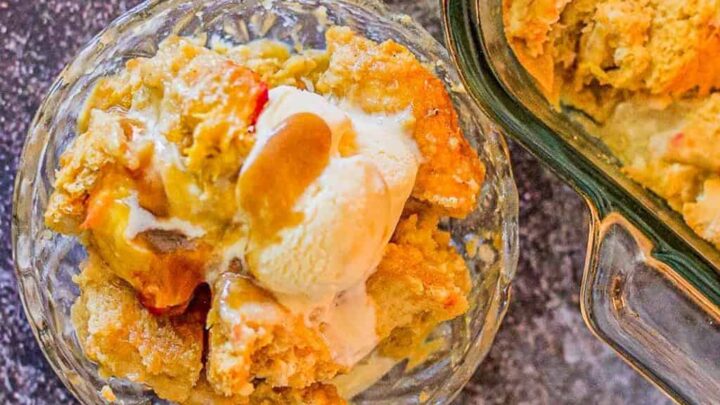 Image for Peach Bread Pudding (with caramel sauce)