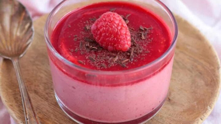 Image for Easy Double Raspberry Mousse Cups