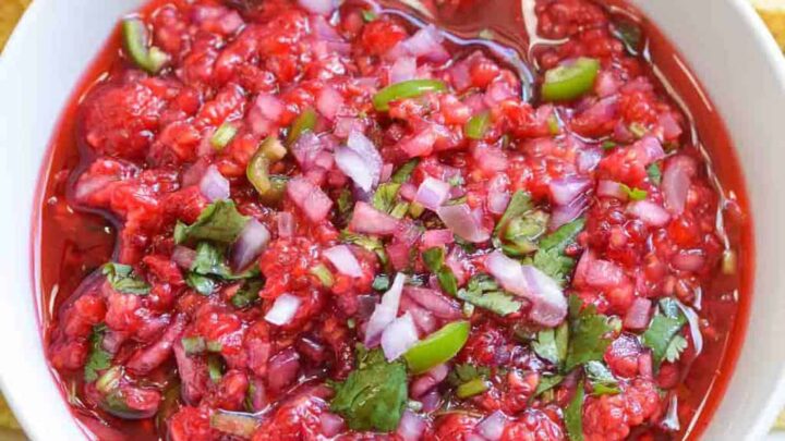 Image for Easy Homemade Raspberry Salsa