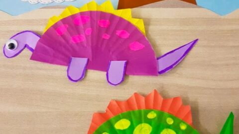 Image for Cupcake Liner Dinosaur Craft