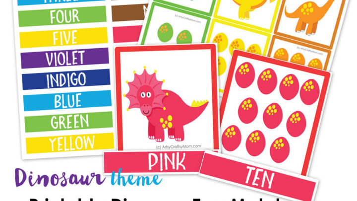Image for Printable Dinosaur Egg Match Game