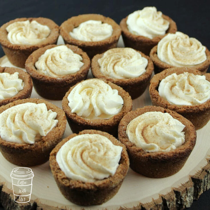 Chai Cheesecake Ginger Snap Cookie Cups