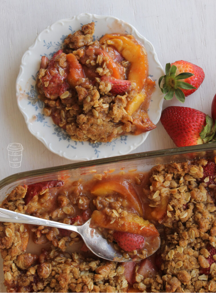 Strawberry Nectarine Crisp Coffee With Us 3