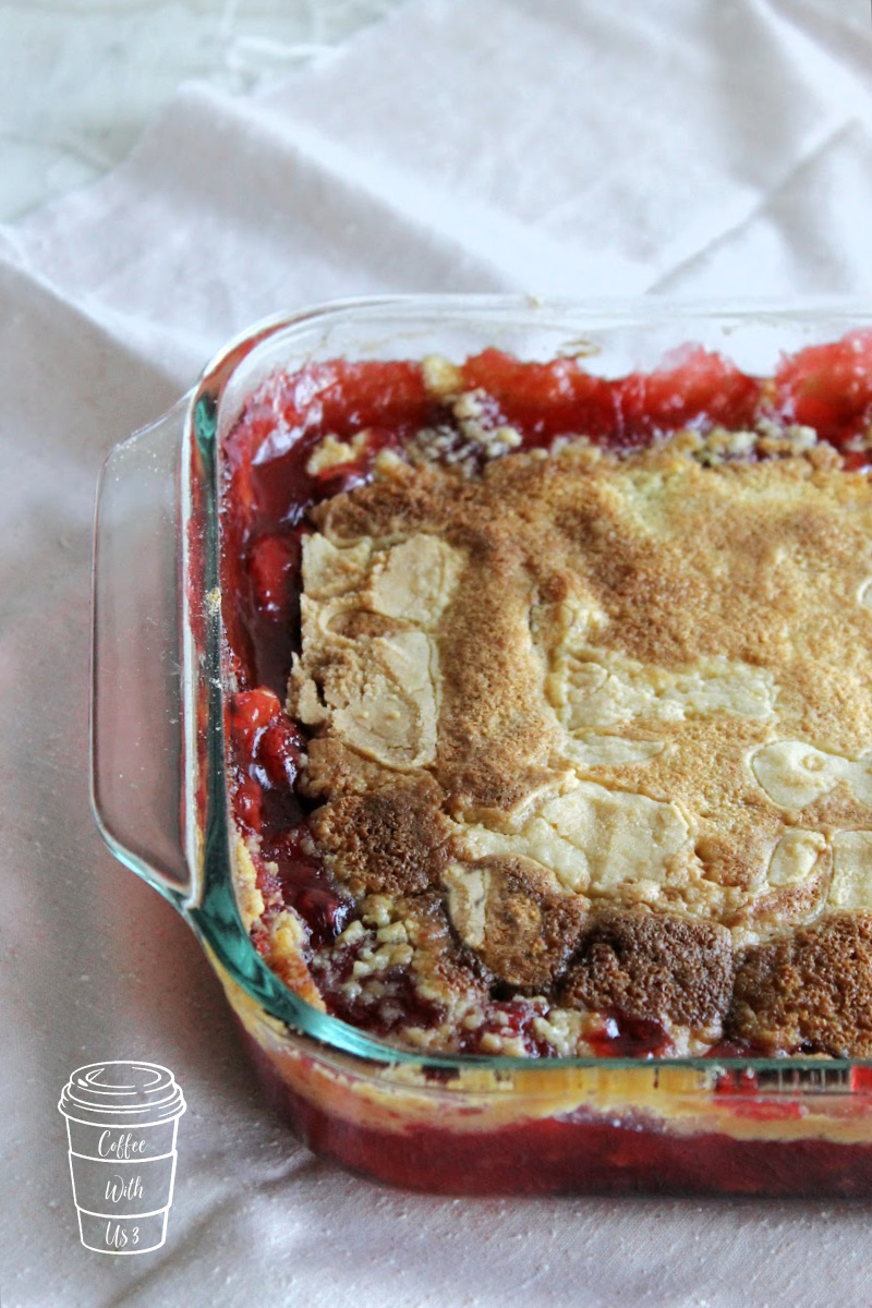 Strawberry Dump Cake