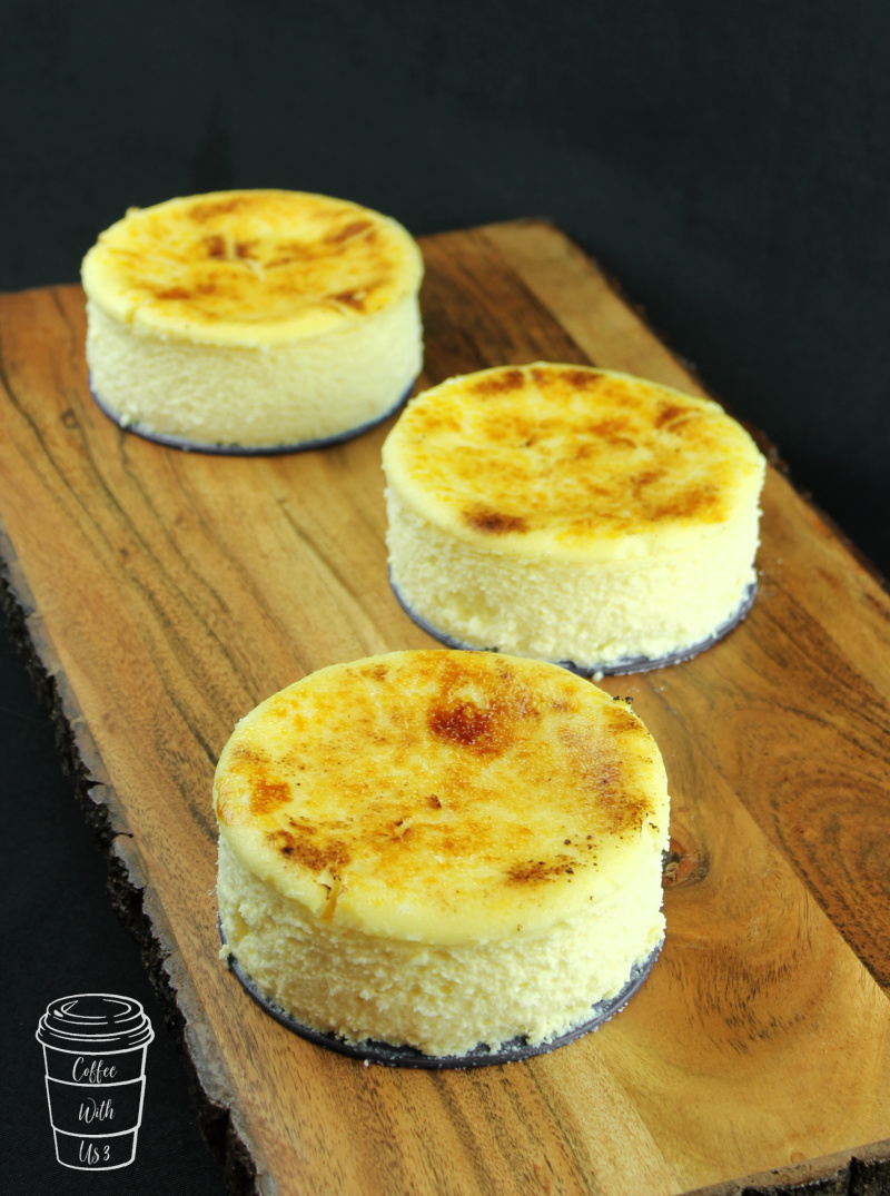 Mini Creme Brulee Cheesecake takes a basic cheesecake and takes it up a notch. A great dessert to eat all by yourself or share with your special someone.