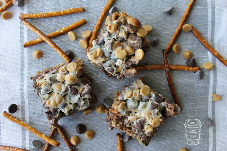 Peanut Butter Pretzel Magic Bars